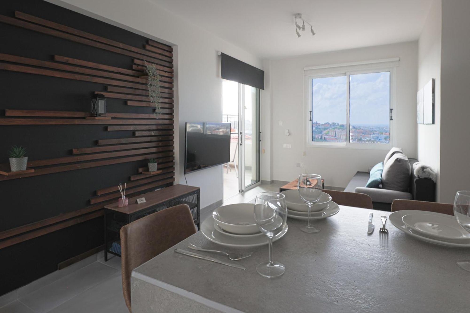 Eden Blue-Horizon 1B, Paphos, Sea View, Pool Apartment Konia Exterior photo