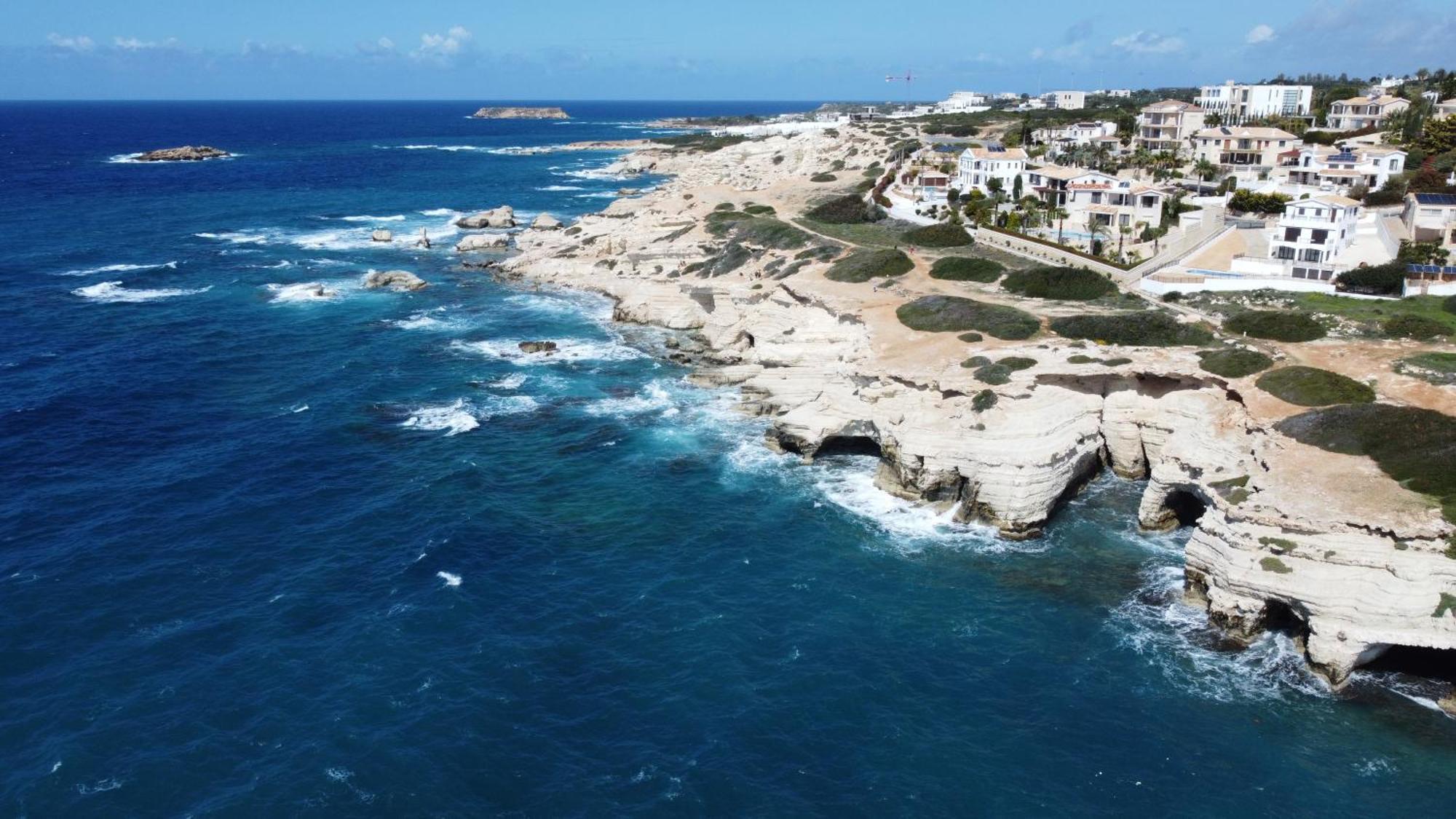 Eden Blue-Horizon 1B, Paphos, Sea View, Pool Apartment Konia Exterior photo