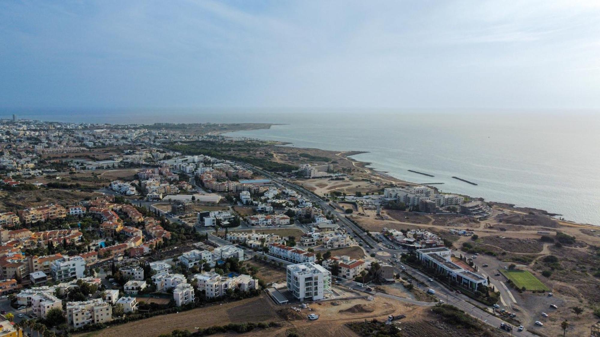 Eden Blue-Horizon 1B, Paphos, Sea View, Pool Apartment Konia Exterior photo